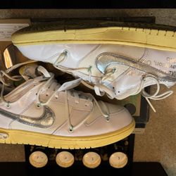Off White Lot 1 Dunk Size 12 