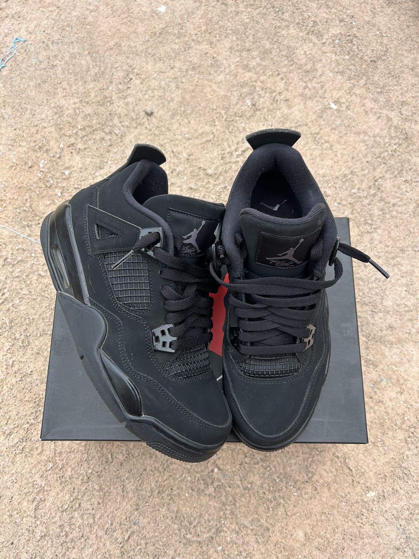 Blackcat Jordan 4s Size 7y