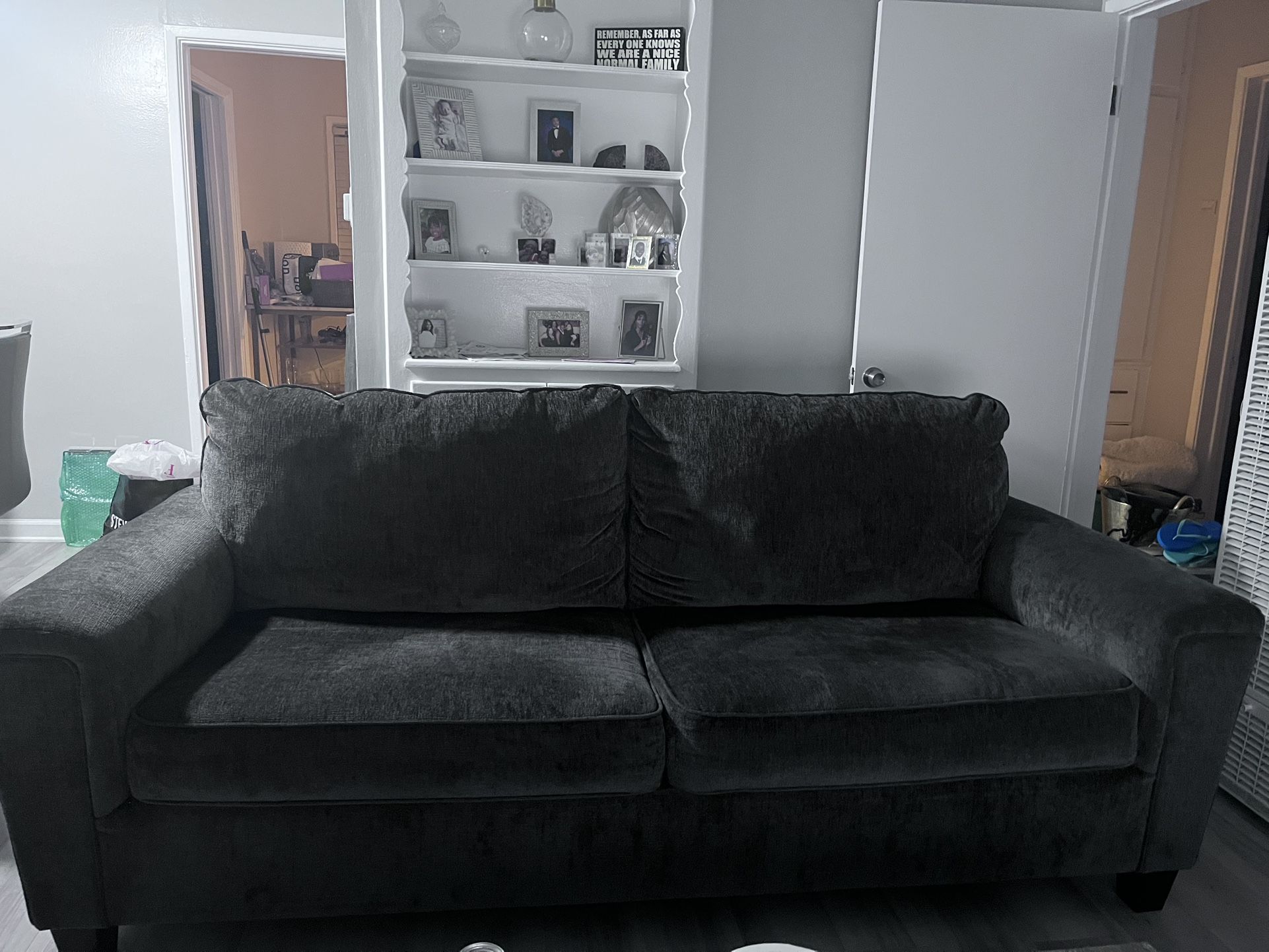 Dark Gray Sleeper Sofa