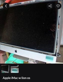 Apple imac w lion OS