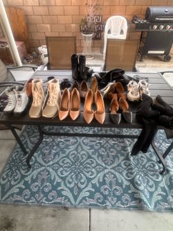 Lot of 13 pairs of women’s shoes / boots Size 8