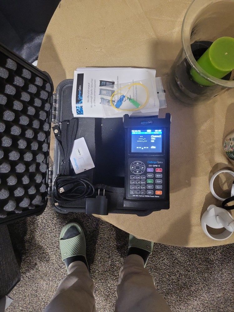 Challenger Optics Fiber Meter / OBO ON PRICE open To Trade For Random Things