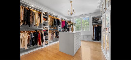 California Closets Shelving with Island