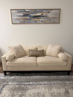 Beige Living Room Couch