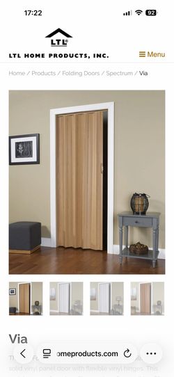 VINYL FOLDING DOOR
