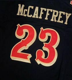 McCaffrey #23 San Francisco 49ers NFL Jersey"yes its still available " limited on youth/Woman's sizes message me for your size