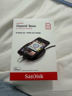 SanDisk iXpand Base 64GB for iPhone Backup