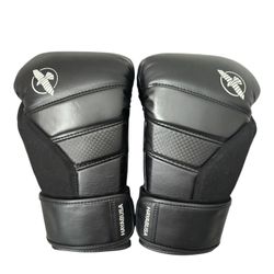 BLACK HAYABUSA T3 Boxing Gloves ULTIMATE WRIST SUPPORT 18oz