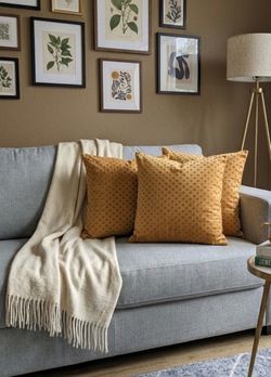 Oversized Polka Dot Decorative Throw Pillows