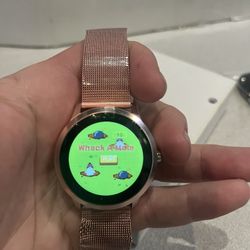 Q8H Ladies smartwatch heart rate fitness-Rose Gold  