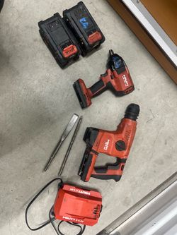 Hilti bundle impact drill + rotary hammer
