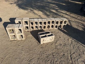 Not sold separately cinderblocks