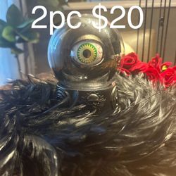 Blinking Evil Eye Crystal Ball Halloween Decoration