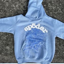 BRAND NEW Small Sky Blue Spider Hoodie 