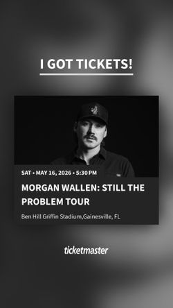 Morgan Wallen Tickets Lower Level