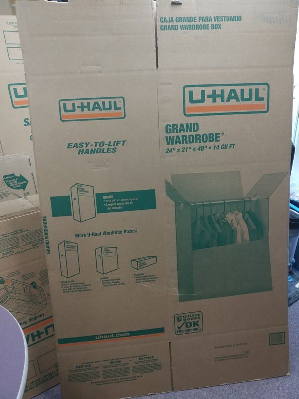 Uhaul Grand Wardrobe Boxes For Sale In Lawrenceville Ga Offerup