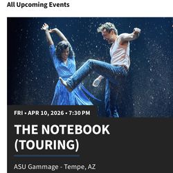 Friday Night Notebook Tickets VIP row 8