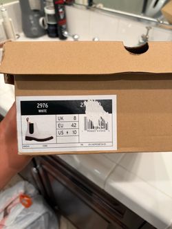 Dr. Marten white boots