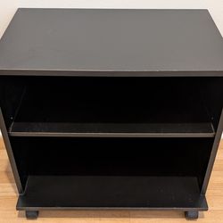 Rolling Cart with Adjustable Shelf