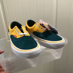 VANS ERA PRO YELLOW GREEN 8 MENS US