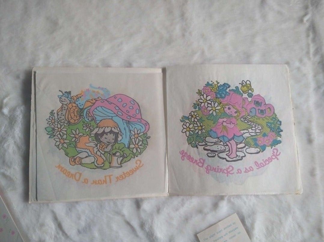 sealed Vintage Blossom and Friends 1980s Avon Iron-on transfers