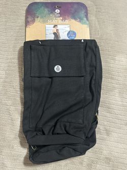New BLACK Yoga Mat Bag