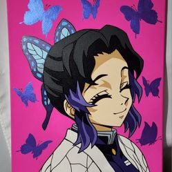 Demon Slayer Custom Shinobu Kocho Painting 