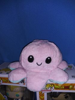 Double-Sided Flip Plush Toy, Cute Reversible Doll, Soft Stuffed Animals Doll, Toys Gift for Kids Boys Girls Friends-Pink and light green