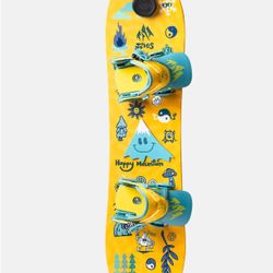 Jones Kids Complete Snowboard 90 Cm - 2026 Kids Happy Mountain Snowboard Package