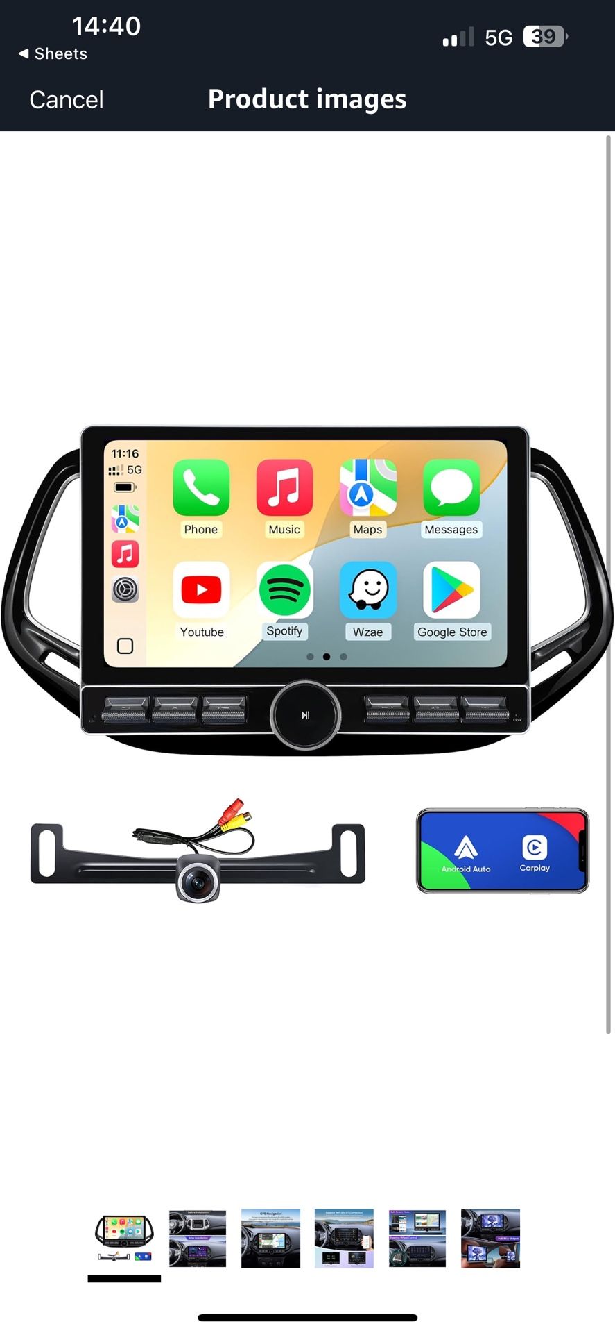 Stereo Upgrade for Jeep Compass 2017-2020