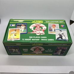  Box Of Old Baseball Cards 