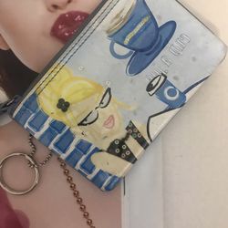 Vintage Rolfs Coin Purse Coffee Theme