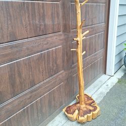 Wood Coat Tree