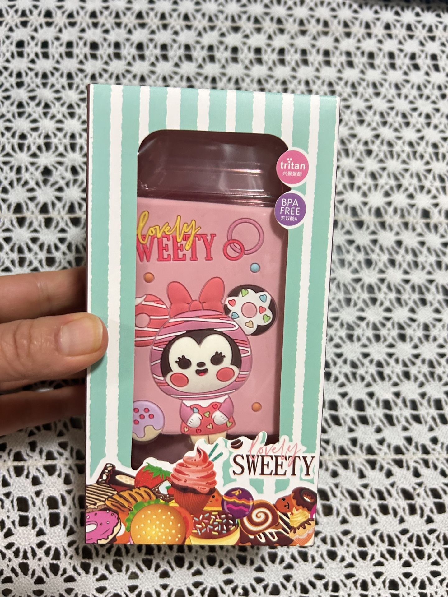 NWT Lovely Sweety kids BPA free water bottle 280ml