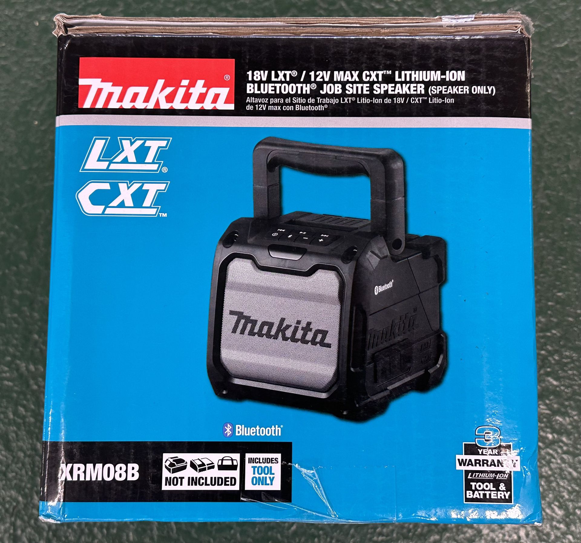 NEW! Makita XRM08B 12V/18V Max CXT Bluetooth Job Site Speaker