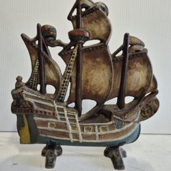 Cast Iron Doorstop Vintage