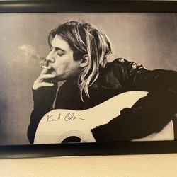 Kurt Cobain Picture Frame