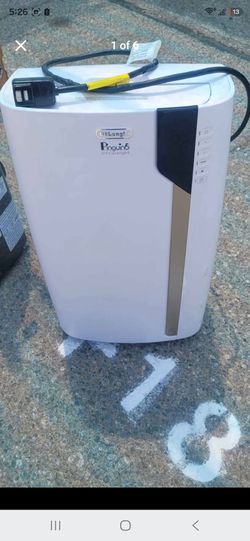 DeLonghi Pinguino Portable Air Conditioner NO Accessories NO control White Used Price Firm Corona92879