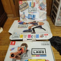 Nintendo Labo Toy-con Lot Of 3 Sets 01 02 & 04 Video Games 2018  Switch