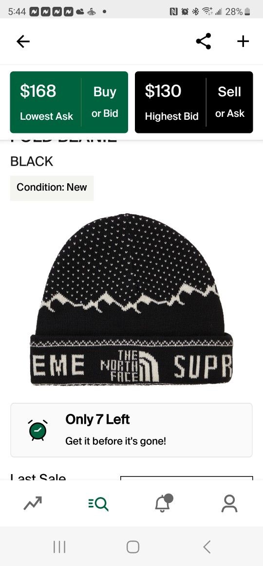 Supreme Northface  Beanie S18