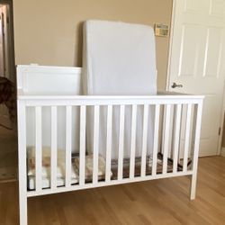 Baby Crib & Changing Table Set