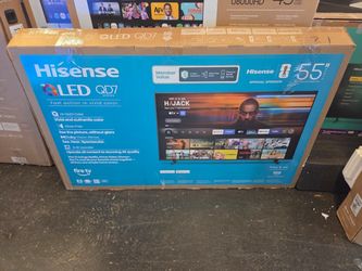 55QD7 55” Hisense smart 4k Qled tv