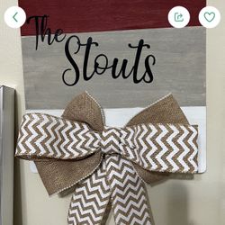 Personalized Door Signs.  $25  