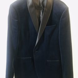 Zara Dinner/tuxedo Jacket w/ Satin Lapel 