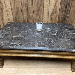 Marble Coffee And Side Table