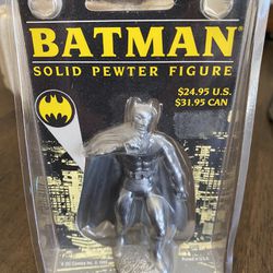 Vintage 🦇 Batman DC Comics Superhero Pewter Figure 