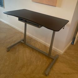 Adjustable Height Standing Work/Study Desk With Wheels