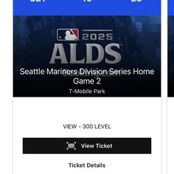 2 ALDS GAME 2 Tickets