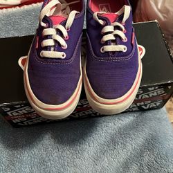 Purple VANS  Tenis For Kids Size 2.0 👟 