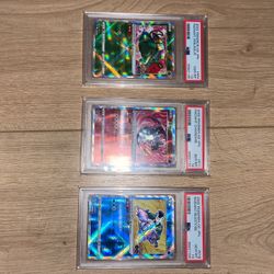 PSA10 Radiant Charizard, Venusaur, Blastoise